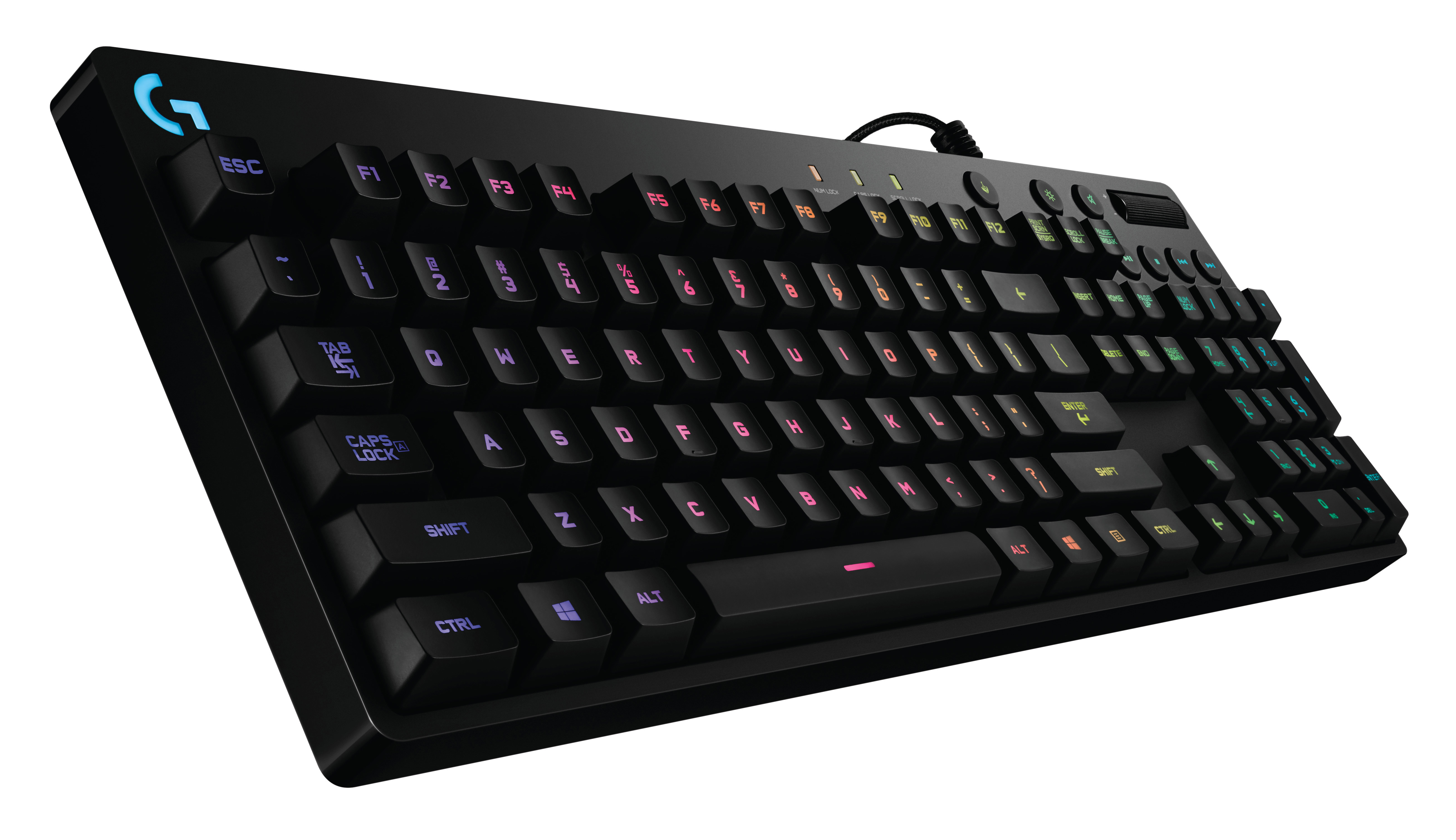 LOGITECH G810 Orion Spectrum, Gaming Tastatur, Mechanisch, Logitech Romer G, kabelgebunden, Schwarz