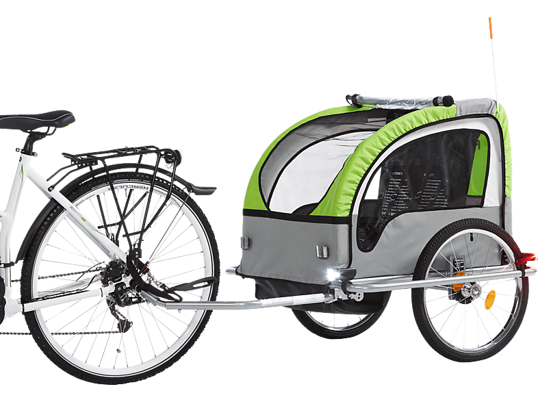 FISCHER 86388 Kinder-Fahrradanhänger Komfort, Fahrradanhänger