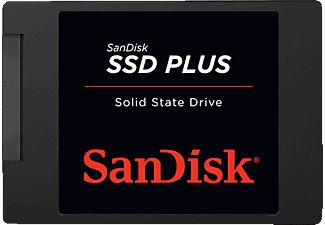 SANDISK Plus Solid State Drive Speicher, 480 GB SSD SATA 6 Gbps, 2,5 Zoll, intern