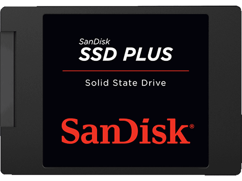 SANDISK Plus Festplatte, 240 GB SSD SATA 6 Gbps, 2,5 Zoll, intern