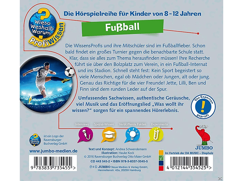 Thumbnail - Wieso? Weshalb? Warum? ProfiWissen. Fußball - (CD)