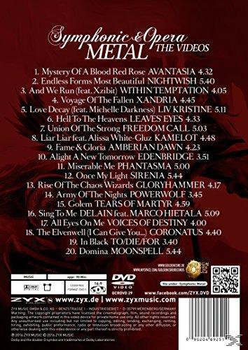 VARIOUS - Symphonic & - Opera The Metal: Videos (DVD)