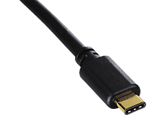 HAMA hama cavo adattatore USB-C - USB 3.1 - 1.8 m - Nero - cavo adattatore, 1.8 m, 5120 Mbps, Nero