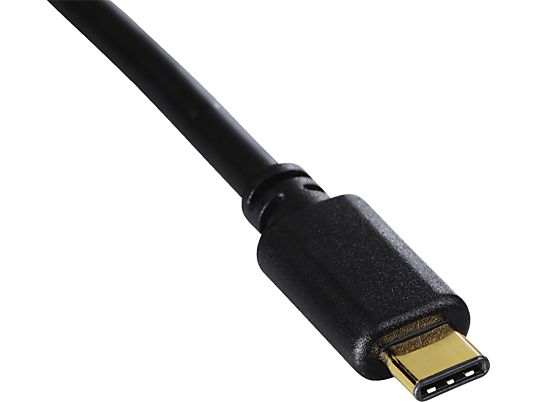 HAMA USB-C - câble adaptateur, 1.8 m, 5120 Mbps, Noir