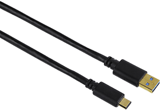 HAMA hama Câble adaptateur USB-C - 0.75 m - Noir - cavo adattatore, 0.75 m, 5120 Mbps, Nero