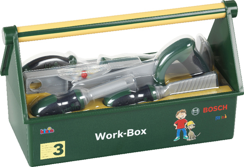 BOSCH Mehrfarbig (Kinderspielzeug), Werkzeugkasten Werkzeugkasten
