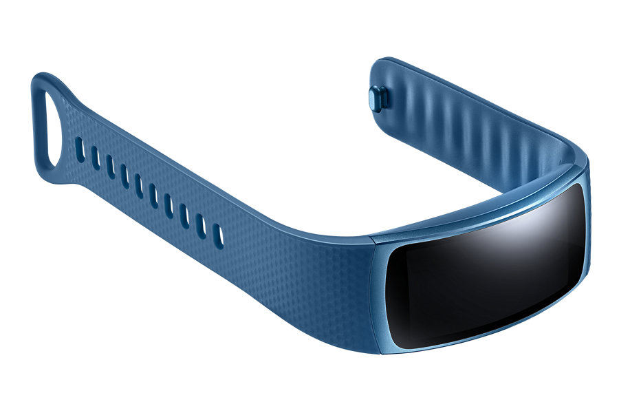 SAMSUNG Gear Fit 2 Smartwatch Kunststoff, S, Blau