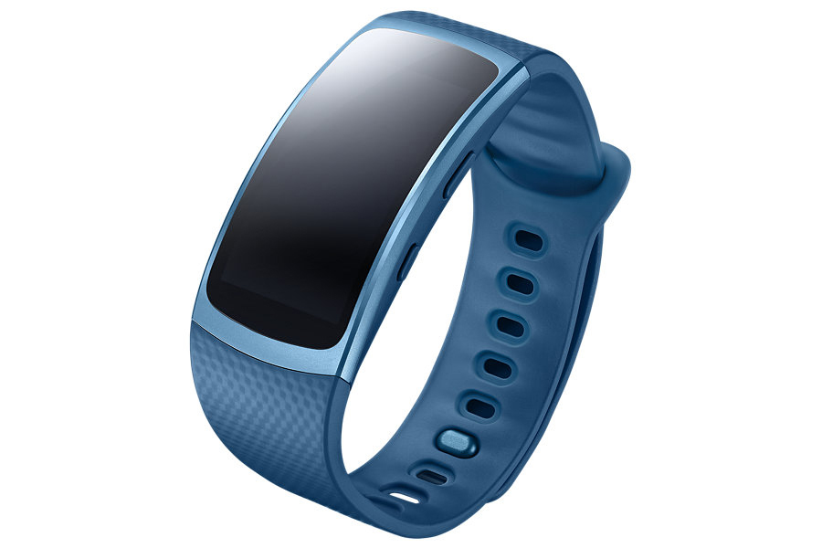 SAMSUNG Gear Fit 2 Smartwatch Kunststoff, S, Blau