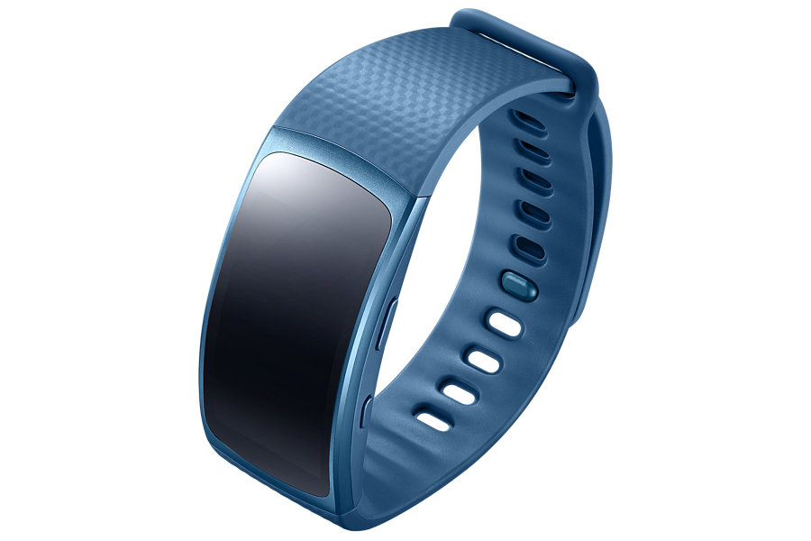 SAMSUNG Gear Fit 2 Smartwatch Kunststoff, S, Blau