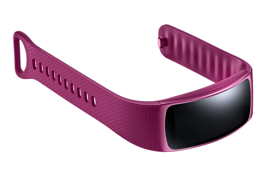 SAMSUNG Gear Fit 2 Smartwatch Kunststoff, S, Pink