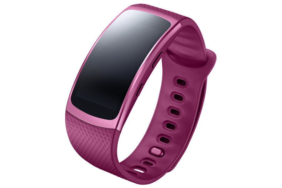 SAMSUNG Gear Fit 2 Smartwatch Kunststoff, S, Pink