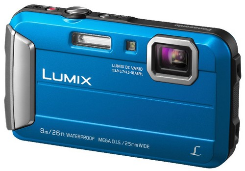 Cámara - Panasonic Lumix DMC-FT30, 16.1 MP, Vídeo HD, Zoom 4x, Acuática, Azul