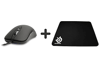 STEELSERIES Sensei RAW Kauçuk 4 Makro Kablolu Mouse SSM62155 + QcK Mass Mouse Pad SSMP63010