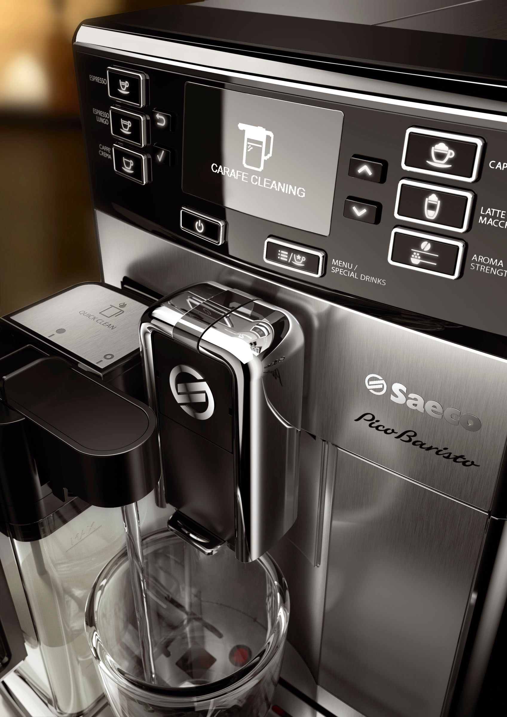 SAECO HD8927/01 PicoBaristo Kaffeevollautomat Silber/Schwarz