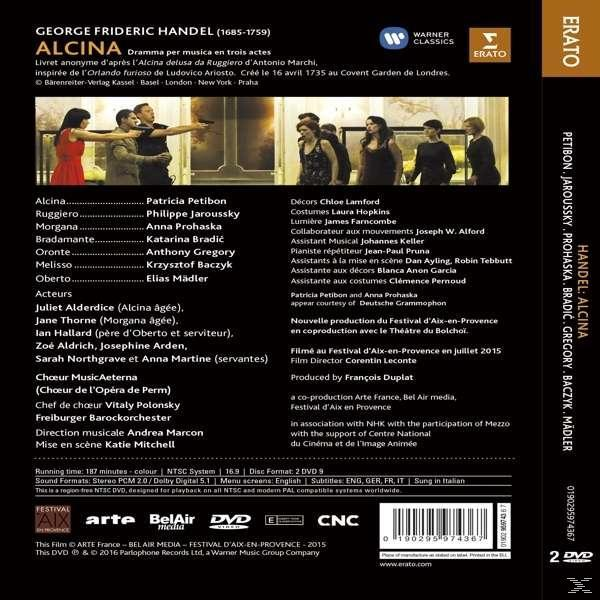 VARIOUS, Freiburger Barockorchester, Musicaeterna - - (DVD) Alcina