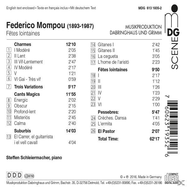 Steffen Schleiermacher - Fêtes lointaines  - (CD)