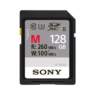 SONY SFG1M UHS-II - SDXC-Cartes mémoire  (128 GB, 260 MB/s, Noir)