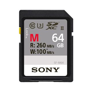 SONY SF64M UHS-II - SDXC-Speicherkarte  (64 GB, 260 MB/s, Schwarz)