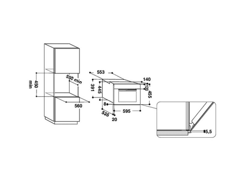 Weissgauff aura 850 wh схема встраивания