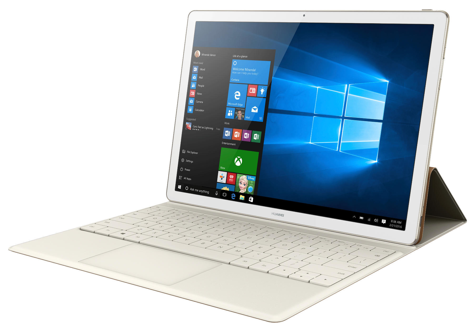HUAWEI MATEBOOK M3 - 12 Zoll - Intel® Core™ m3 m3-6Y30 - 4 GB - 128 GB - Intel® HD 515 - Windows 10 Home (64 Bit)