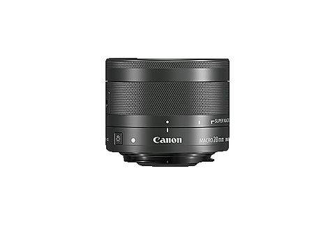 CANON EF-M | 28 mm Canon (Objektiv EF-M, STM IS, - für Graphit-Grau) $[für ]$ MediaMarkt M-Mount, f/3.5