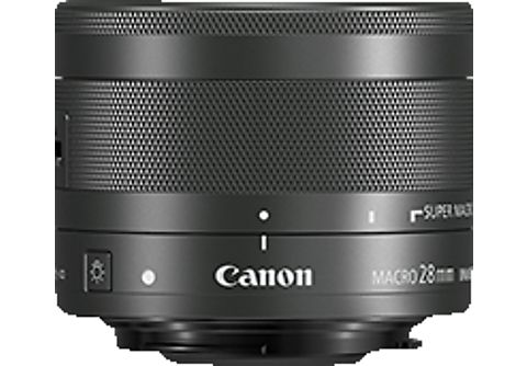 CANON EF-M | 28 mm f/3.5 EF-M, IS, STM (Objektiv für Canon M-Mount,  Graphit-Grau) $[für ]$ - MediaMarkt