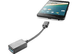 CELLULAR LINE USBADAPTERTOUSBCK - Adapter (Schwarz)