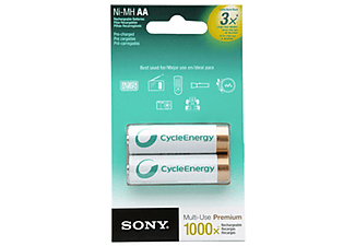 SONY NH-AA-B2K Yüksek Kapasiteli Piller (AA)