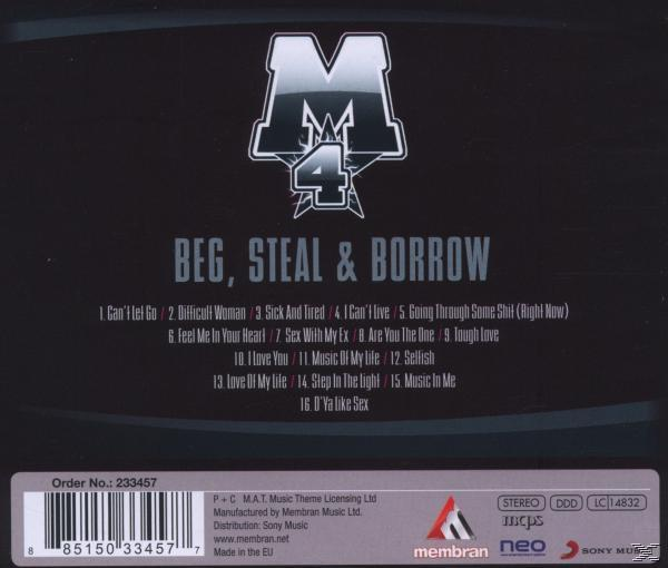M4 - Beg Steal + Borrow  - (CD)