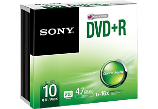 SONY 10DPR47SS DVD+R, 10 db