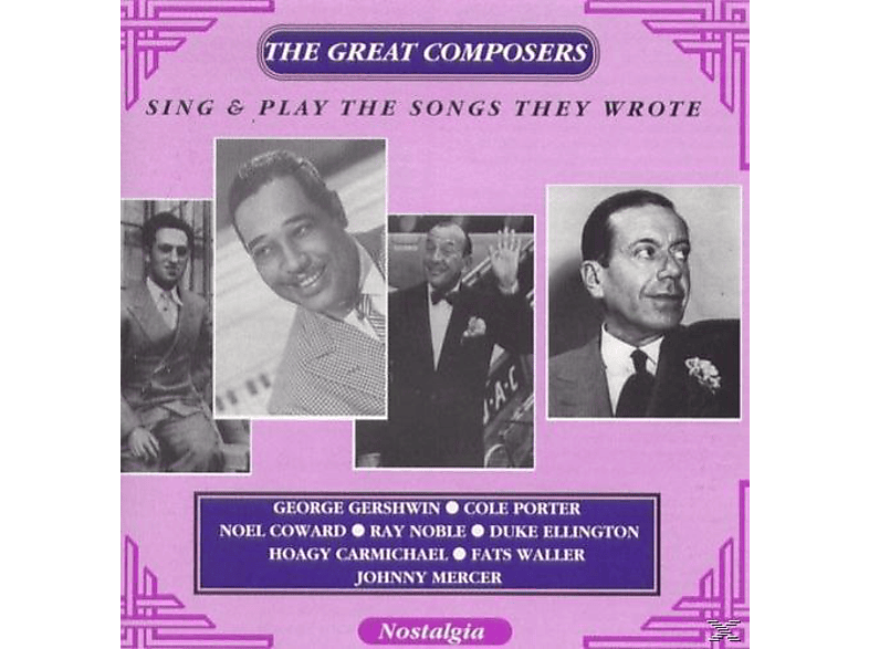 - Composers VARIOUS & Thei Play (CD) Sing Great -