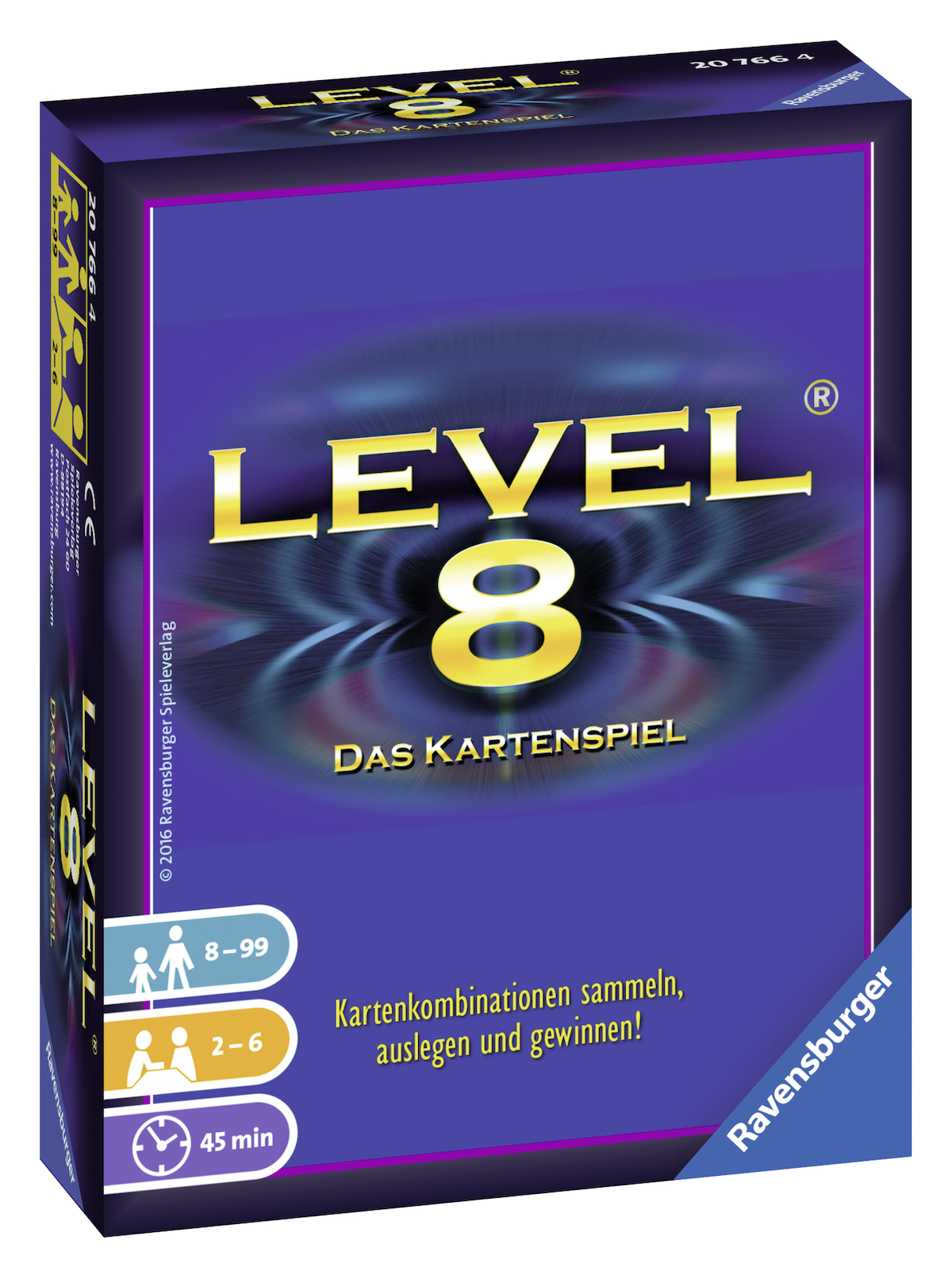 RAVENSBURGER Level 8 - das Kartenspiel Kartenspiel Mehrfarbig