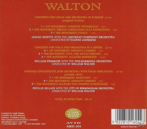 VARIOUS - Walton-Violin & Viola Concer  - (CD)