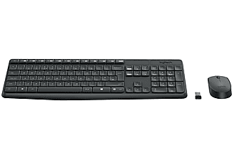 LOGITECH MK235 USB Alıcılı Kablosuz Türkçe Q Klavye Mouse Seti - Siyah_1