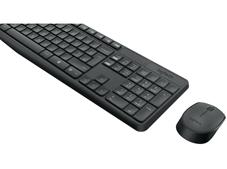 LOGITECH MK235 USB Alıcılı Kablosuz Türkçe Q Klavye Mouse Seti - Siyah_2