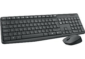 LOGITECH MK235 USB Alıcılı Kablosuz Türkçe Q Klavye Mouse Seti - Siyah_0