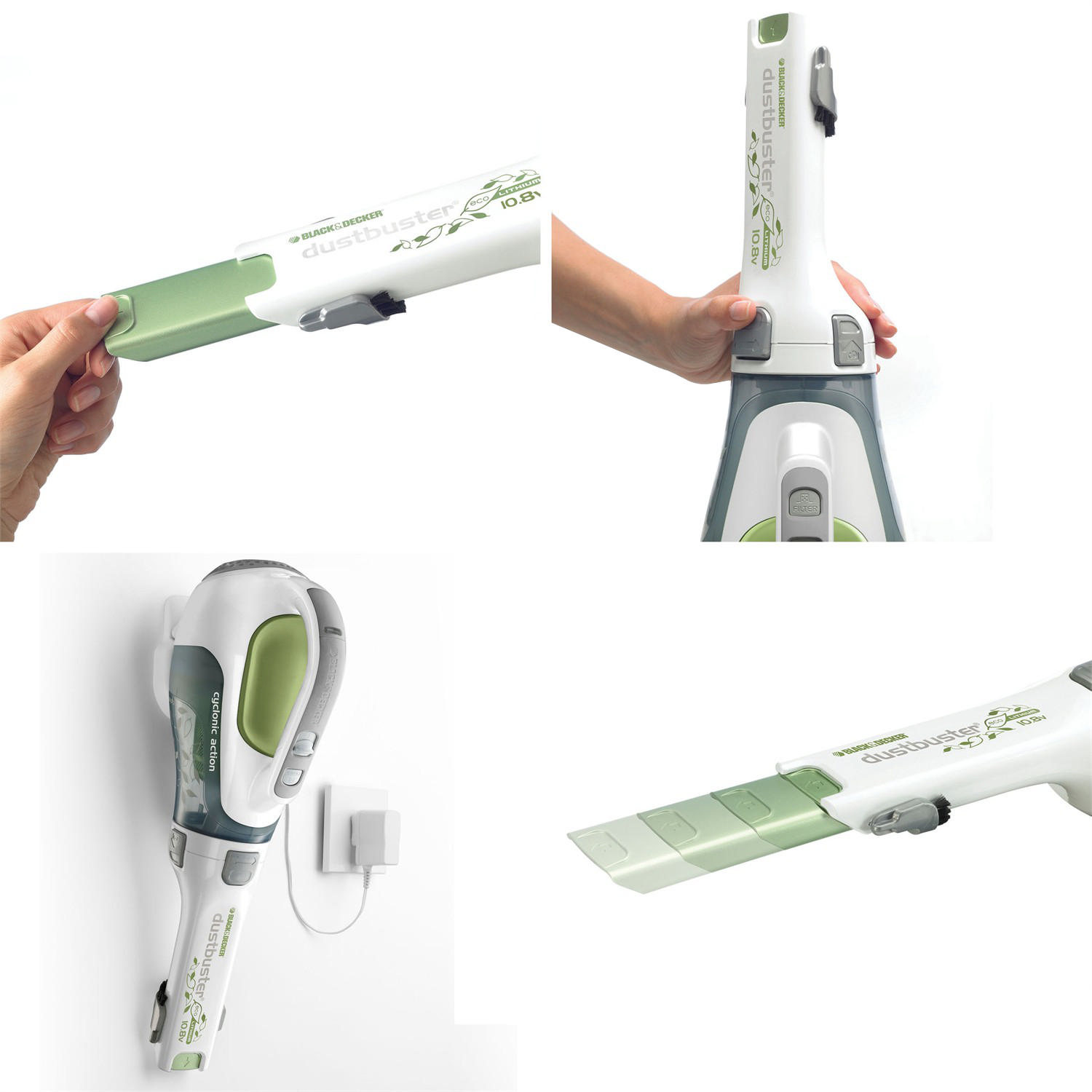 BLACK & DECKER DV1010ECL 10.8V/15 W Li-Ion Siklonik Sistem Şarjlı Süpürge