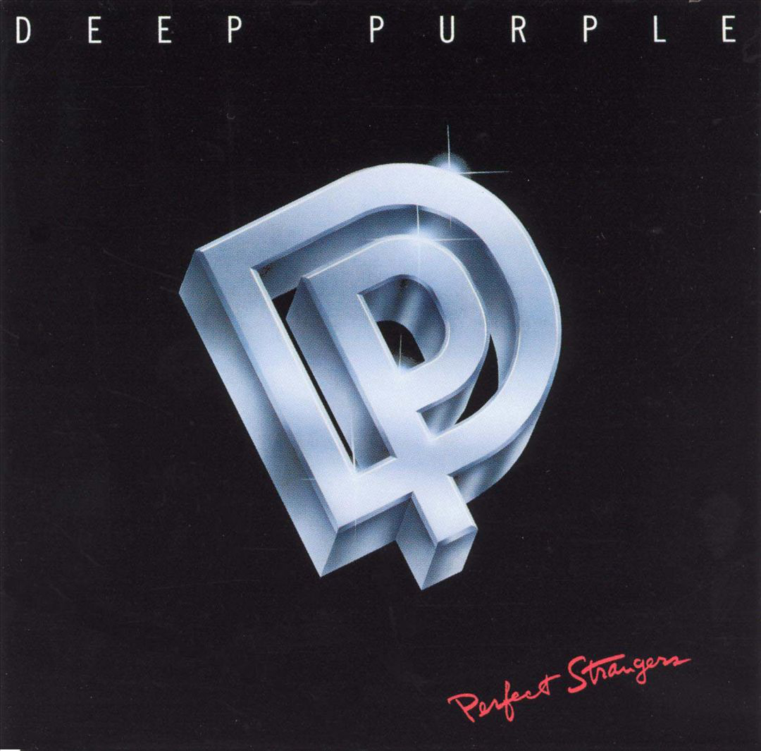 Album borító Deep Purple logóval és szöveggel, fekete háttér és ezüst logó.