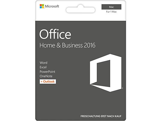 Office PC Home and Business 2016 1 Benutzer - [Apple Macintosh]