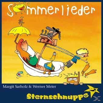 Cartoon-Illustration einer Strandszene mit Sonne, Menschen auf einem Boot und einem schnorchelnden Jungen.