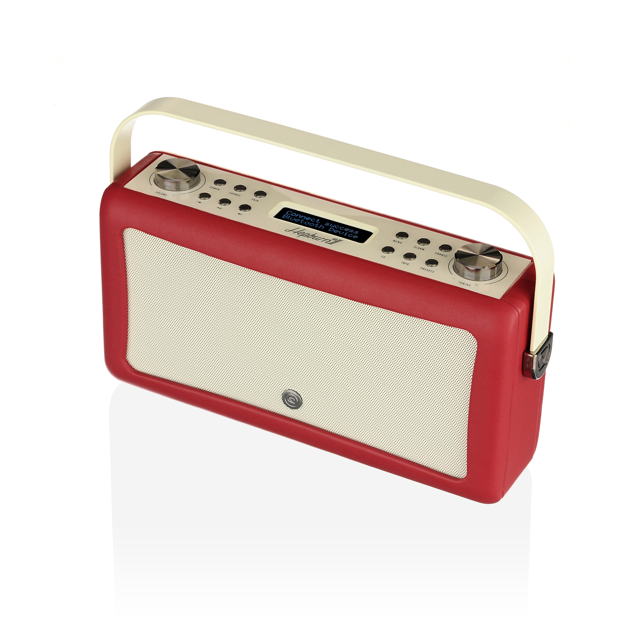 VQ Hepburn MKII Digitalradio, Digital Radio, DAB+, DAB, Rot