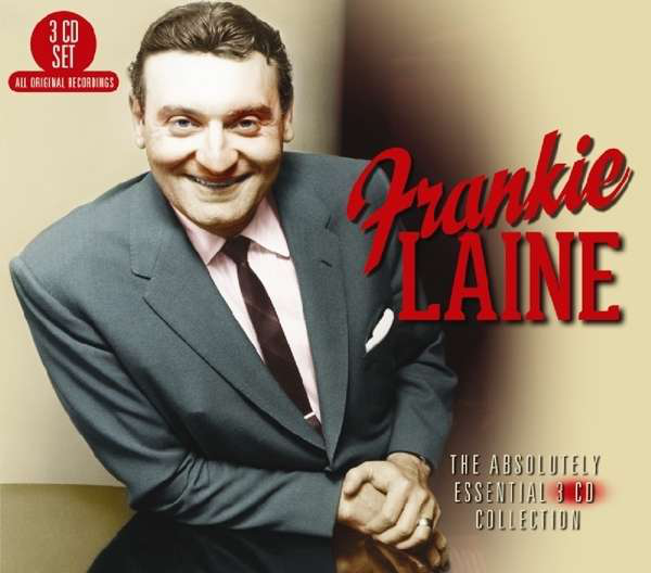 Album borító: Frankie Laine mosolyog, öltönyben, szöveg a sárga háttéren.