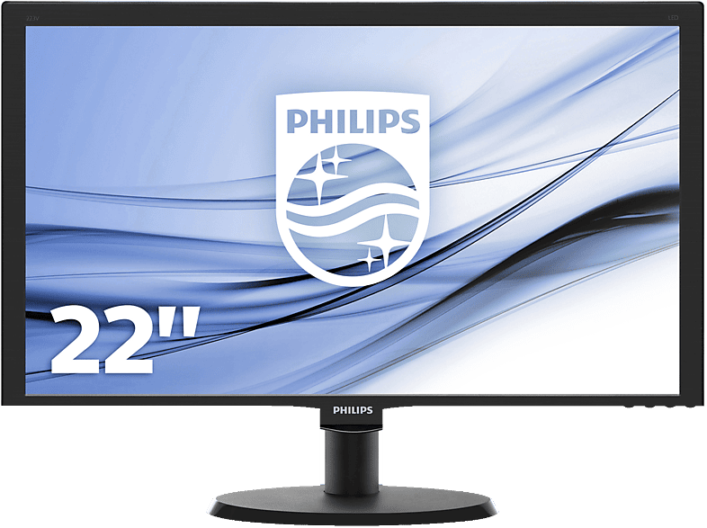 Monitor PHILIPS 223V5LHSB2 21,5 Zoll Full-HD Monitor (5 ms ...