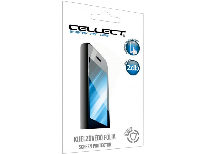 Egy csomag egy mobiltelefon képernyővédőjéhez. A csomag egy telefont mutat.