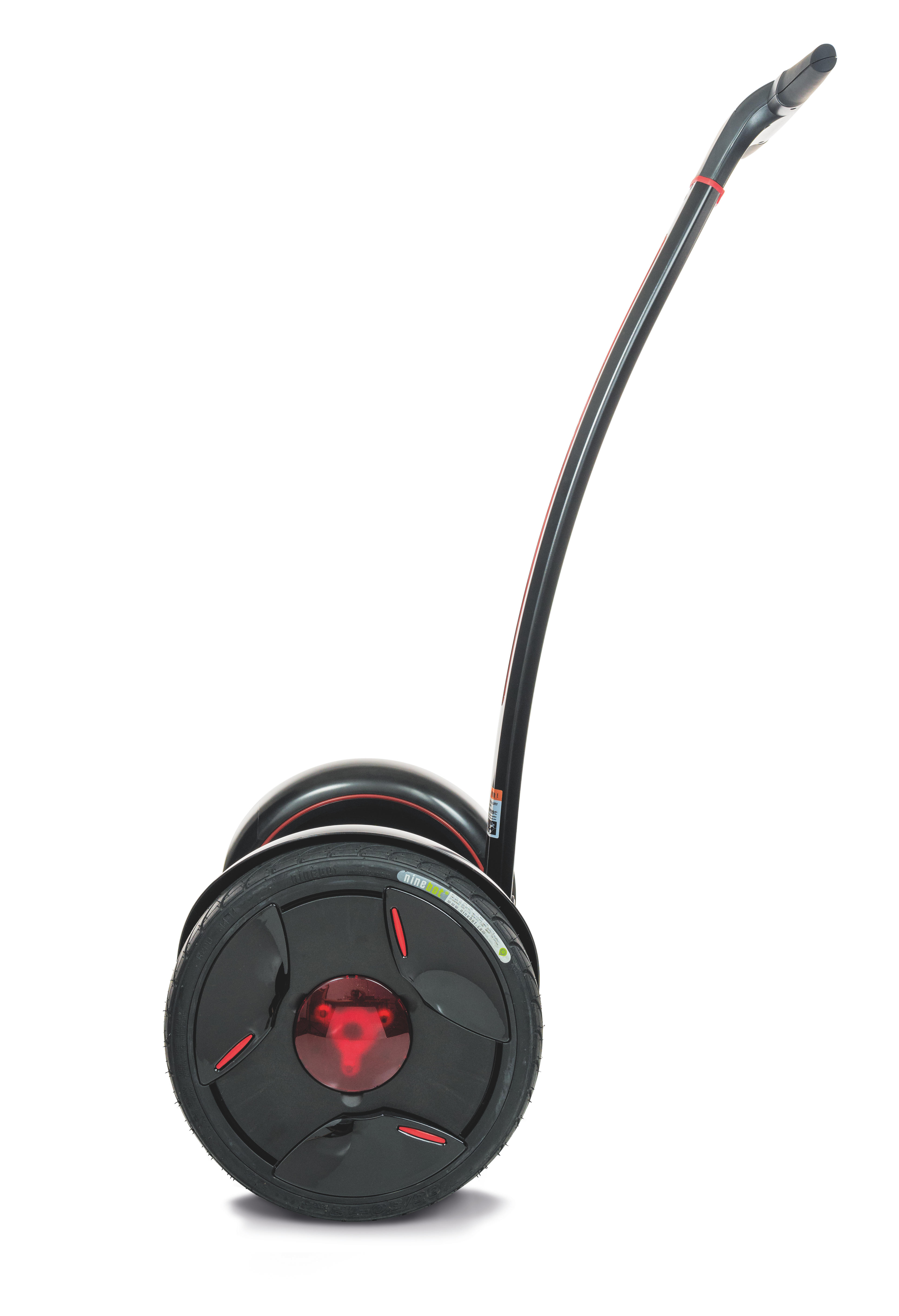 NINEBOT Elite E+  Schwarz/Rot E-Scooter (12 Zoll, Schwarz)