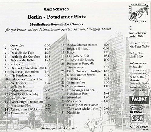 VARIOUS - Berlin-Potsdamer Platz  - (CD)