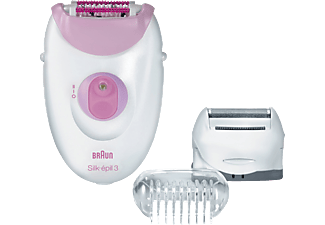 BRAUN Silk-épil 3 3270 - Epilierer (Weiss/Pink)