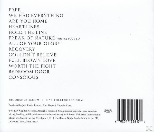 Broods - Conscious  - (CD)