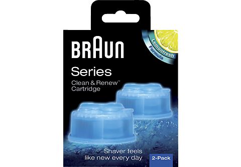 BRAUN Clean&Renew Nachfüllpackung CCR2 Reinigungskartuschen  Reinigungskartuschen in Blau kaufen
