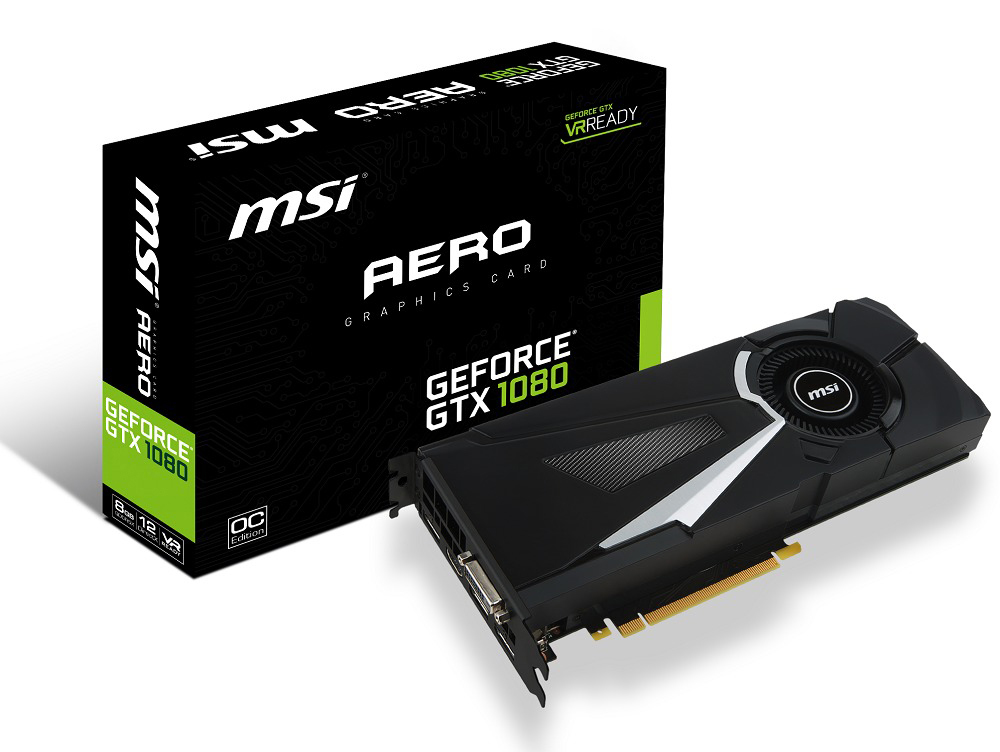 MSI GeForce® GTX 1080 Aero OC 8GB (V336-015R) (NVIDIA)